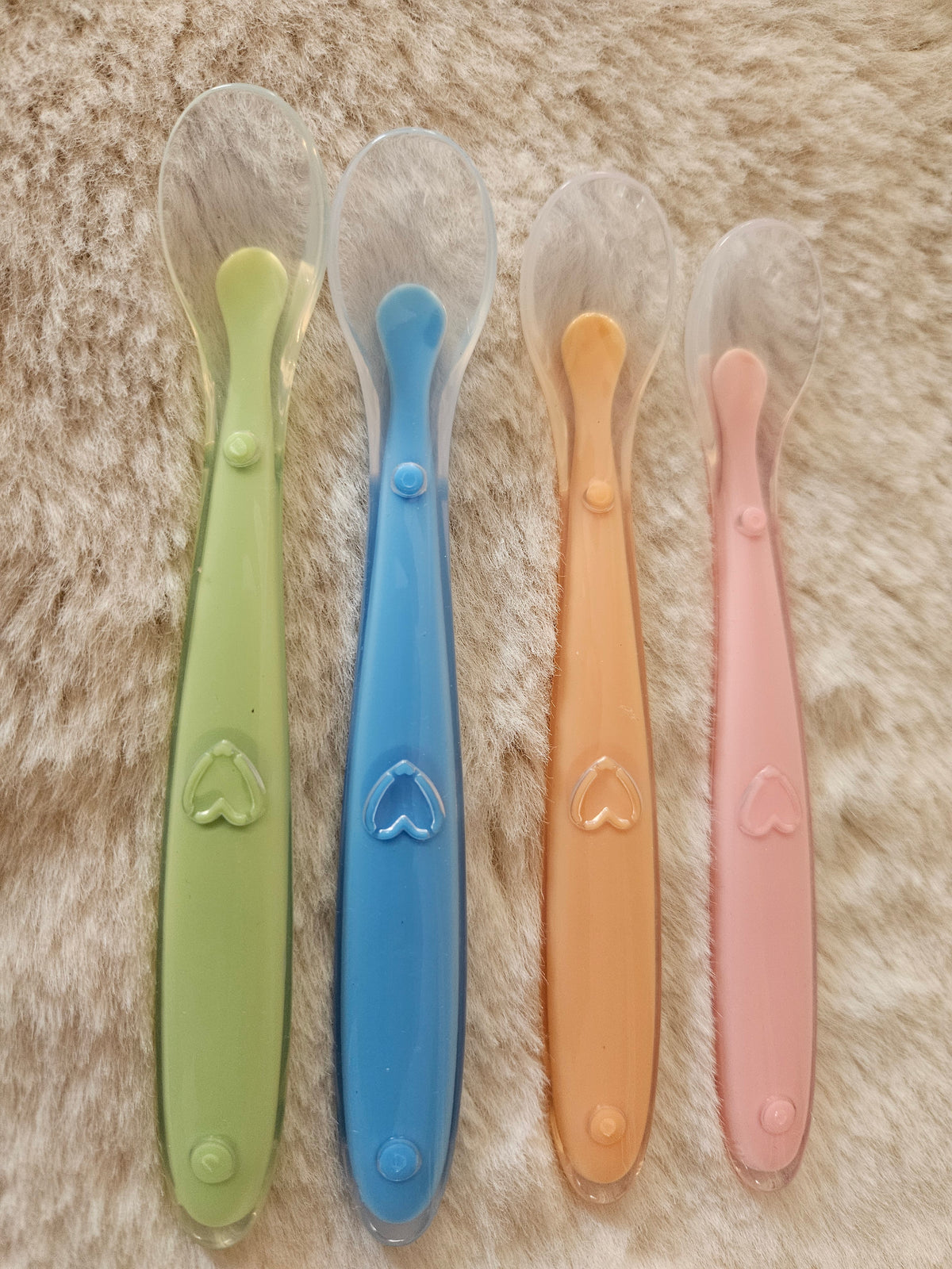 Cuillère en silicone souple 1er âge, dès 4 mois et +