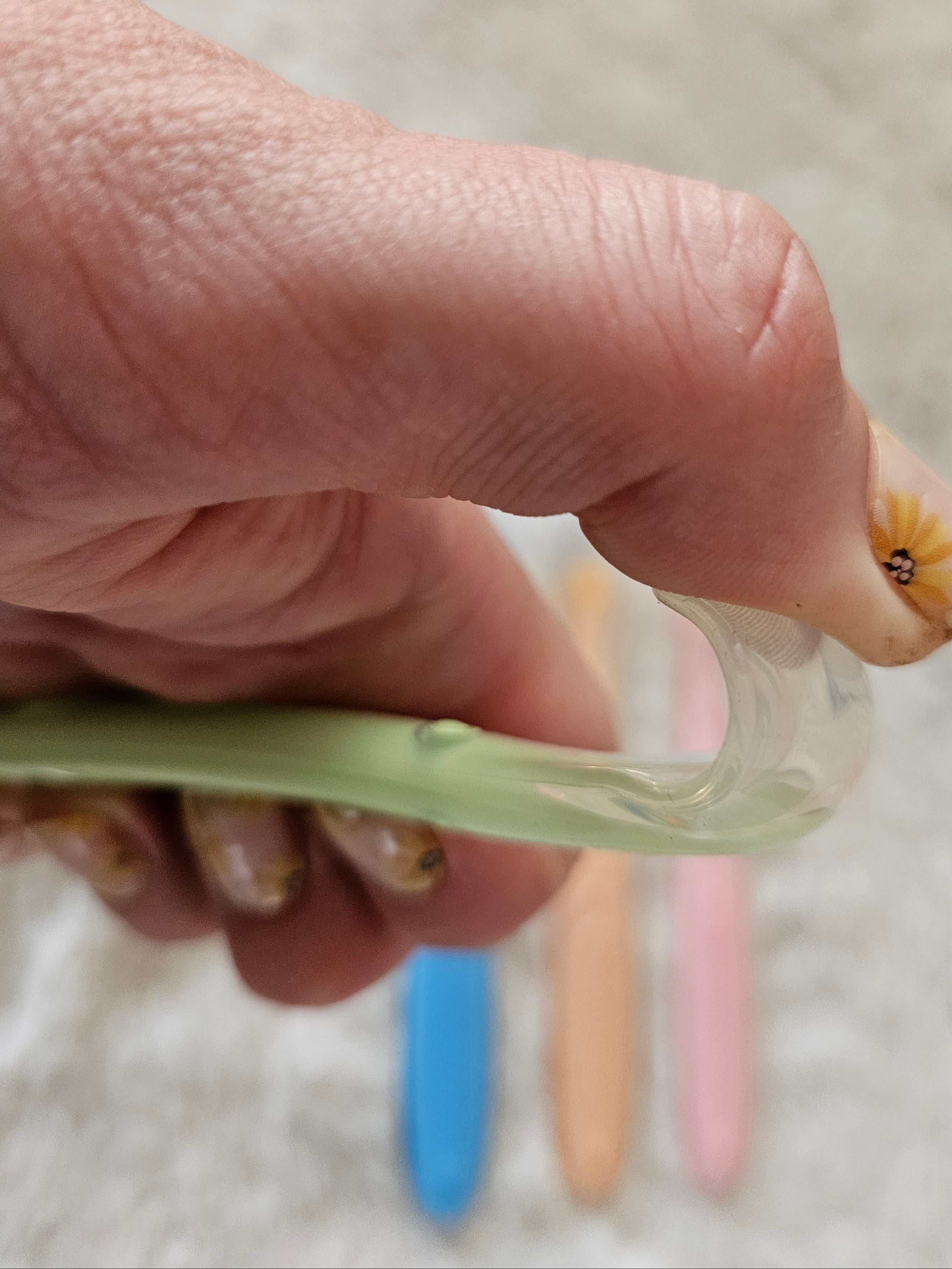 Cuillère en silicone souple 1er âge, dès 4 mois et +