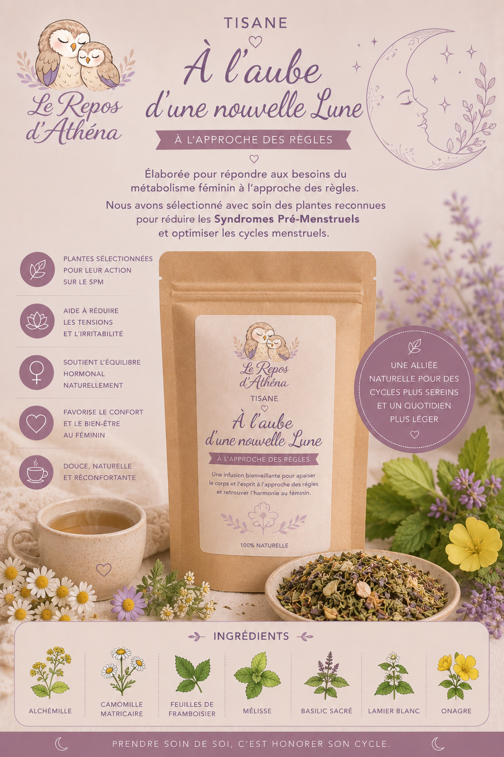 Tisane "A l'aube d'une nouvelle Lune"