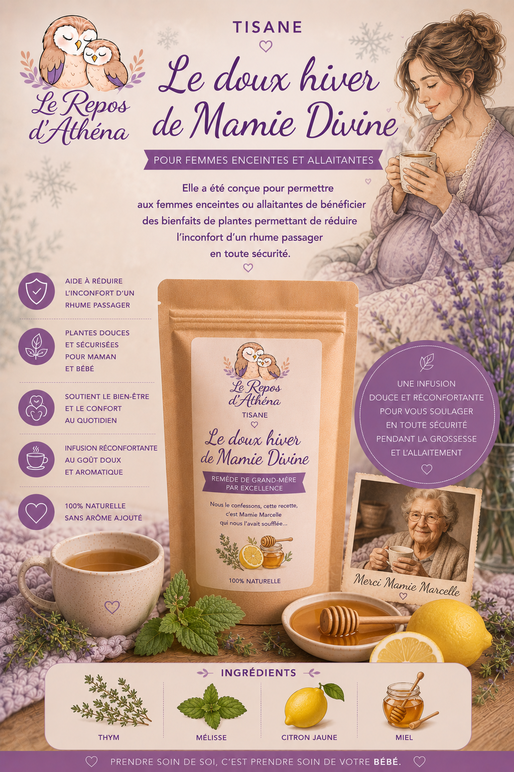 Tisane "Le doux hiver de Mamie Divine"