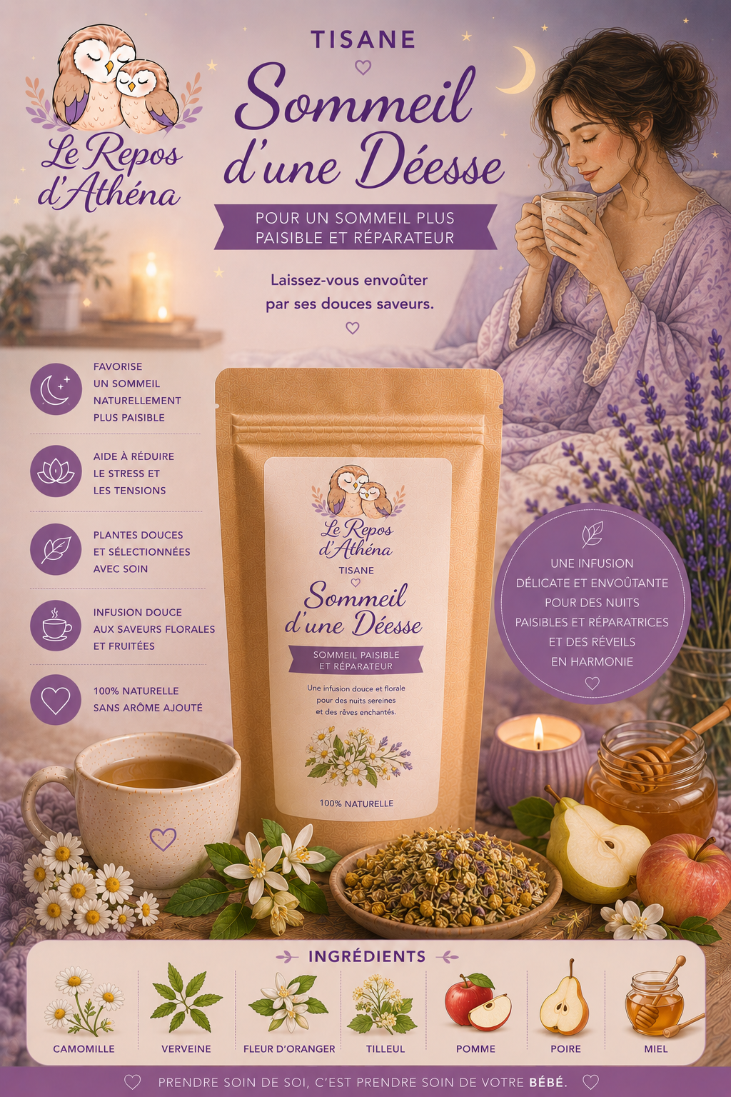 Tisane "Sommeil d'une Déesse"