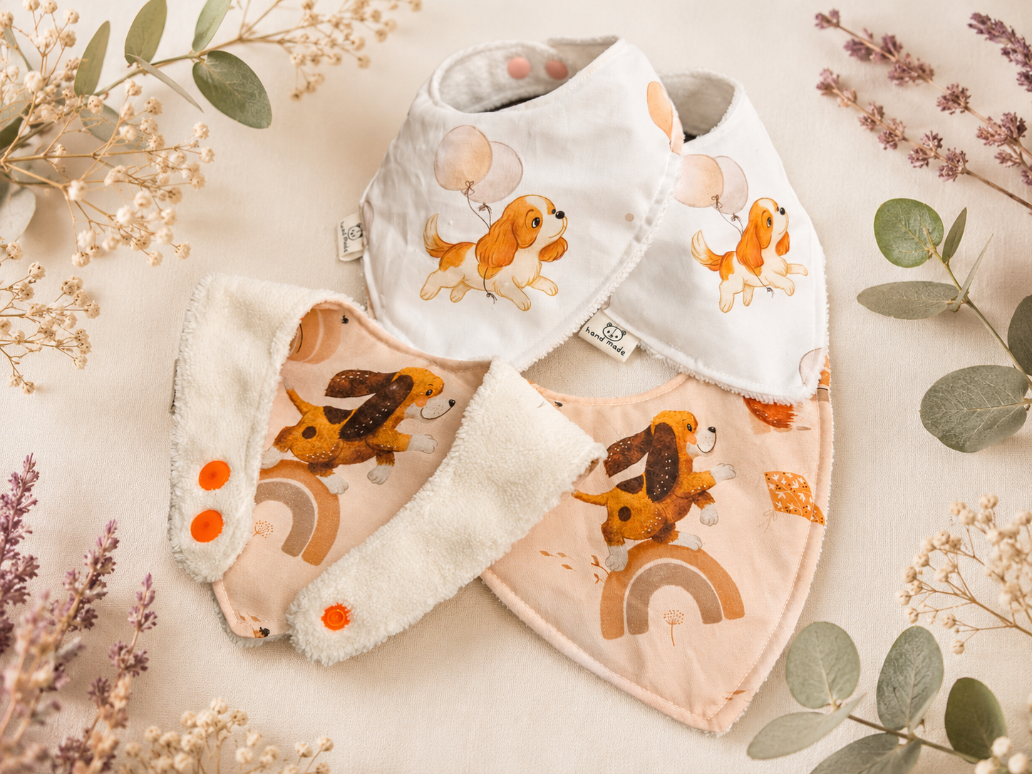 Bavoir bandana bébé 0-18 mois personnalisable