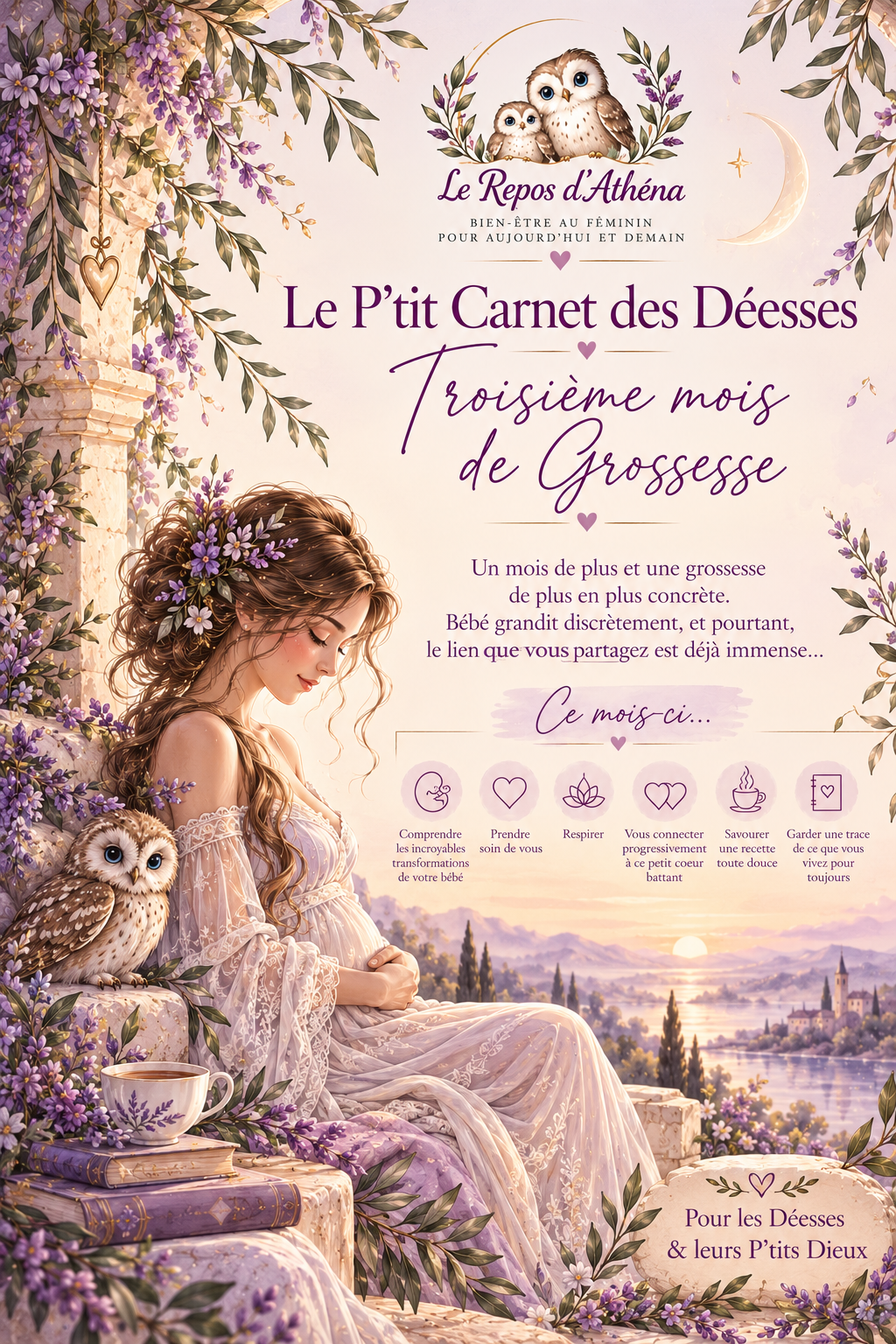 Le P'tit Carnet des Déesses : 3ème mois de Grossesse