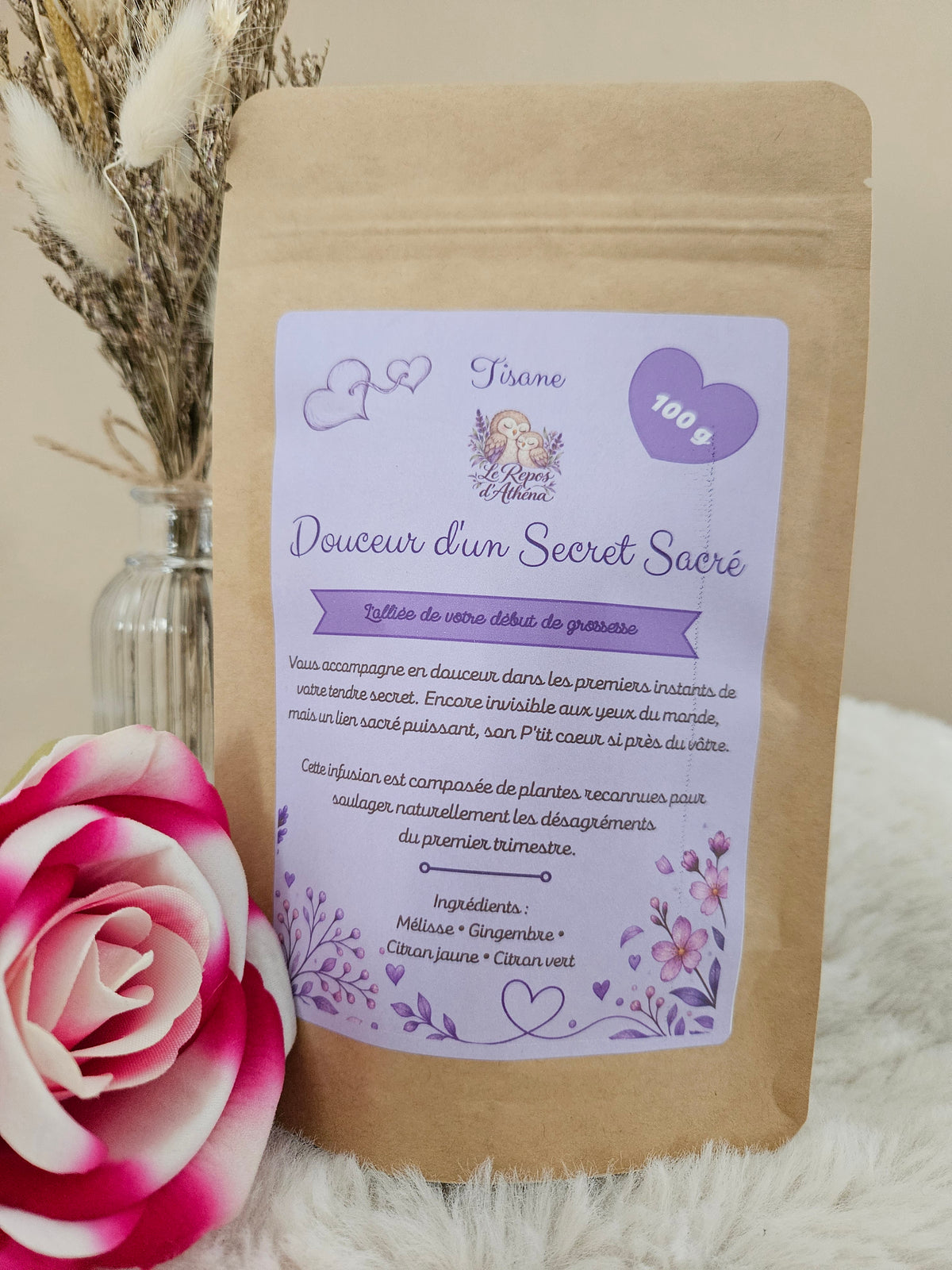 Tisane premier trimestre "Douceur d'un Secret Sacré"